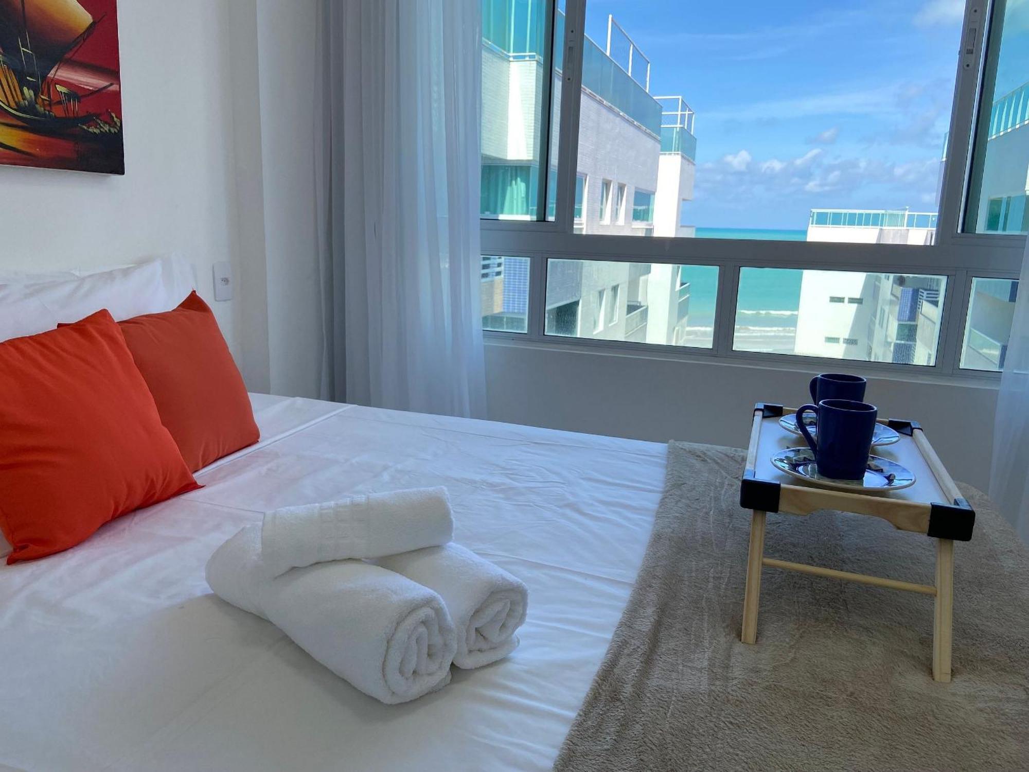 Bela Hospedagem - Pe Na Areia No Bessa, Wifi C/Vista Piscina E Mar João Pessoa 外观 照片